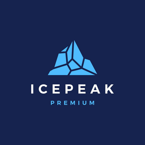 ice peak mount logo vector pictogram illustratie - Vector, afbeelding