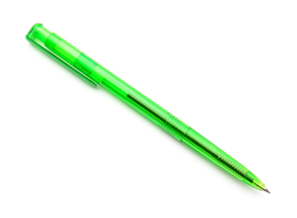Školní pero na bílém pozadí - Fotografie, Obrázek