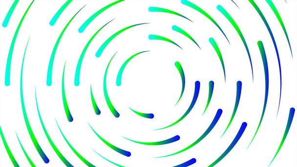 ligne de cercle lumineux coloré pour l'arrière-plan moderne, mouvement léger effet néon avec ligne de couleur mélangée, graphique de cercle lumineux pour papier peint, ligne d'art tourbillon couleur brillance pour la technologie concept numérique - Vecteur, image