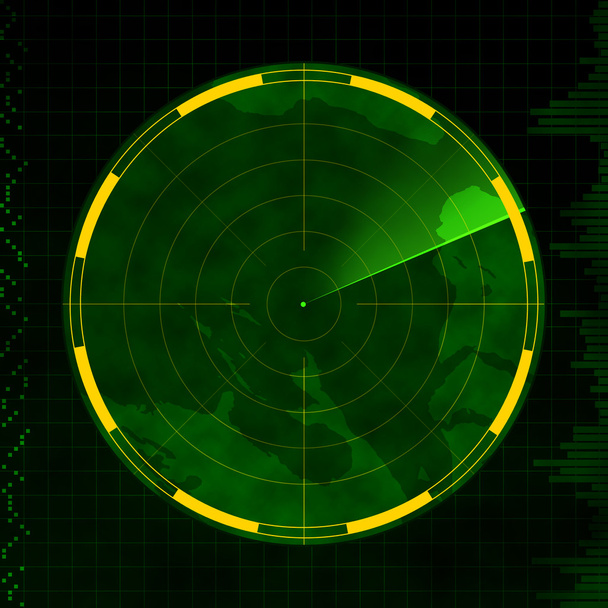 Radar en blanco
 - Foto, Imagen
