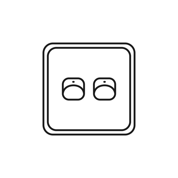 Fénykapcsoló ikon. Switch szimbólum modern, egyszerű, vektor, ikon weboldal design, mobil alkalmazás, ui. Vektorillusztráció - Vektor, kép
