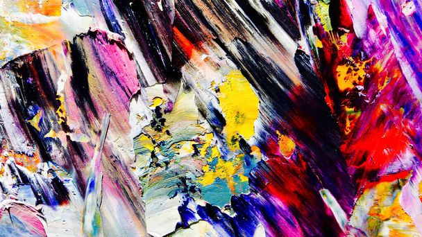 Colorful abstract background texture. Modern motif visual art. Mixtures of oil paint. Trendy hand painting canvas. Wall decor and Wall background art prints Idea. - Foto, Bild