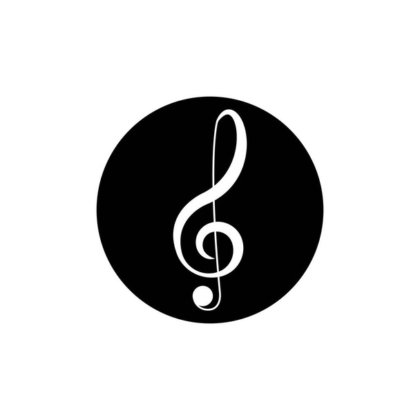 Muzieknoot Icon Vector - Vector, afbeelding