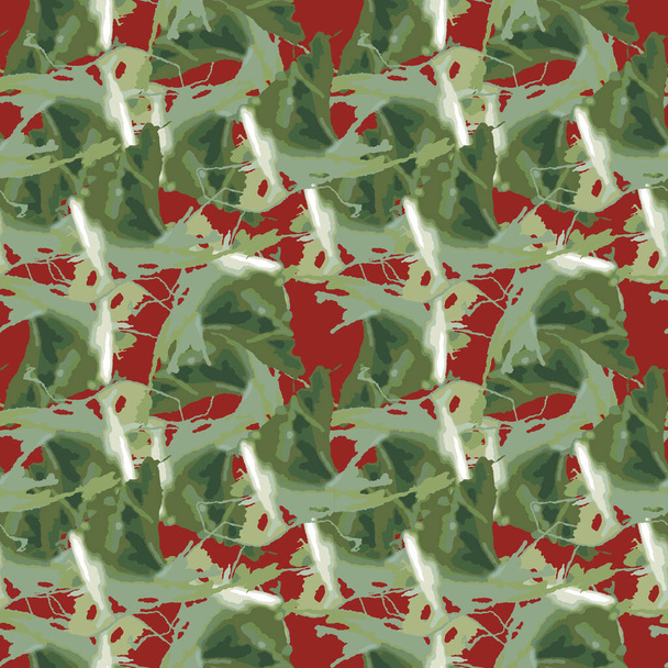 Urban camouflage of various shapes and colors. Seamless pattern that can be used as a textile, background or backdrop, computer wallpaper - Vecteur, image