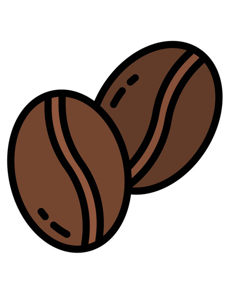 coffee beans icon vector illustration graphic design - Vector, Image