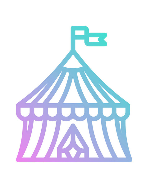 circus tent icon vector illustration graphic design  - Vector, Image