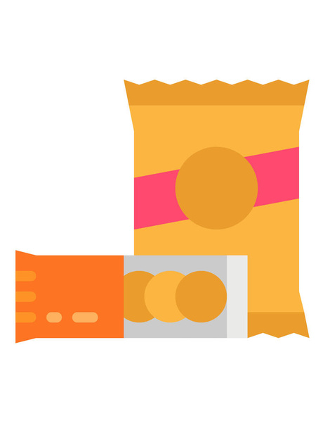 vector illustration of snack icon - Vector, afbeelding