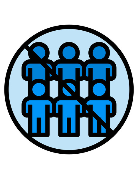 emberek csapatának ikonja. vektor illusztráció - Vektor, kép
