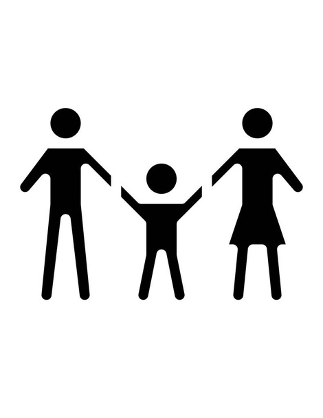 Familie Symbol Vektor Illustration - Vektor, Bild
