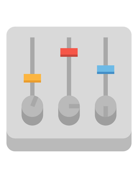 equalizer flat vector icon - Vector, Image