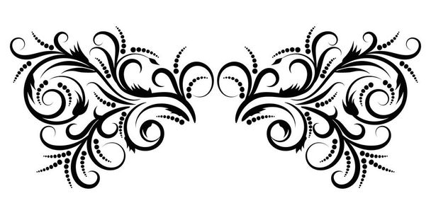 Abstract curly element for design, swirl, curl. Vector illustration.   - Vector, Image