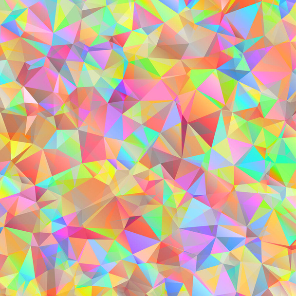 Colorful pattern with chaotic triangles - Vektori, kuva