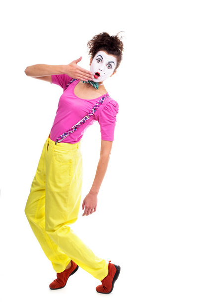 Girl clown - Fotó, kép