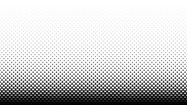 Fondo triangular semitono. Tarjeta geométrica en blanco y negro. Ilustración vectorial. - Vector, Imagen