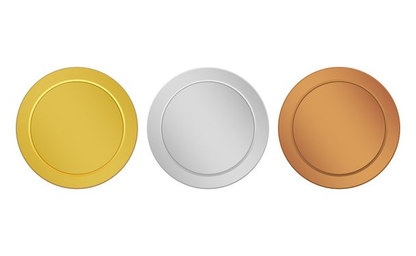 Set of medals - Vector, Image