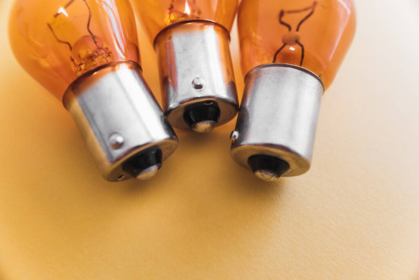 Деталь 12v помаранчевих автомобілів гальмівних ламп
 - Фото, зображення