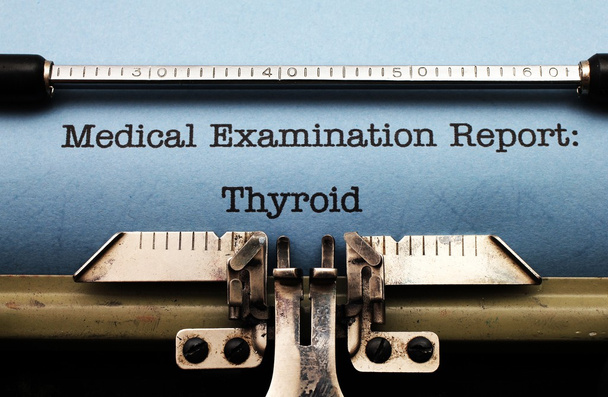 Medical report - Thyroid - Photo, Image