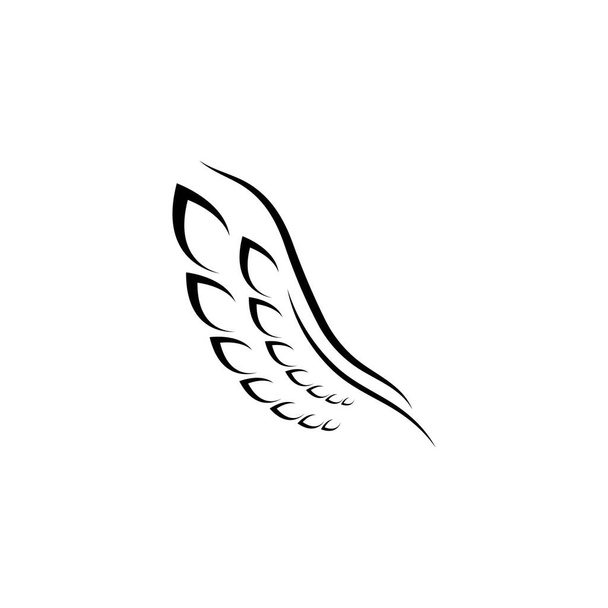 Конструкция векторных значков логотипа Falcon Wing - Вектор,изображение