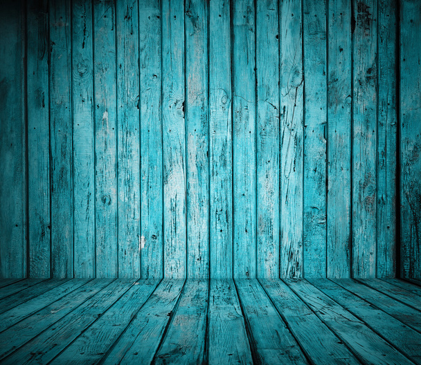 青い部屋 - 写真・画像