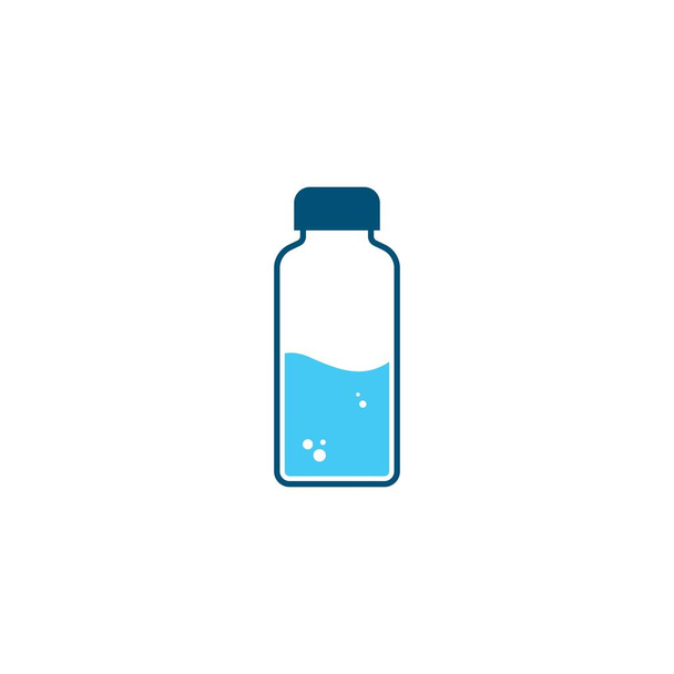 garrafa de água ícone vetor ilustração design modelo - Vetor, Imagem