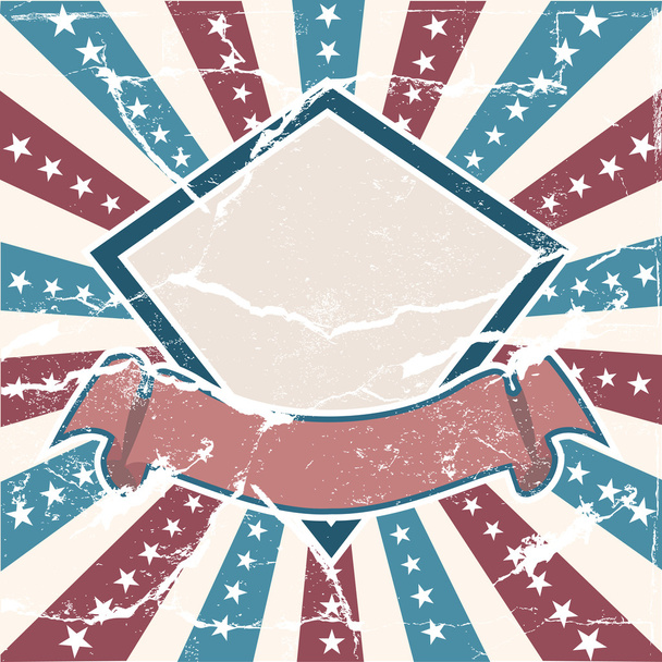 Old Colors American Background - Vector, Image