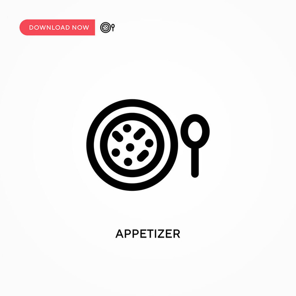 Appetizer Egyszerű vektor ikon. Modern, egyszerű lapos vektor illusztráció weboldalhoz vagy mobil alkalmazáshoz - Vektor, kép