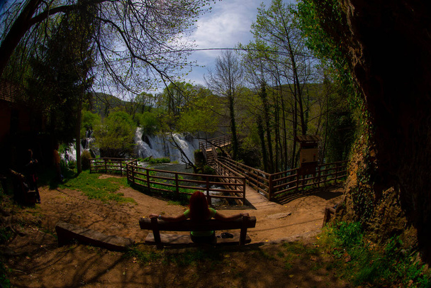 Martin Brod 'un Şelaleleri Una Ulusal Parkı, Bosna-Hersek' te - Fotoğraf, Görsel