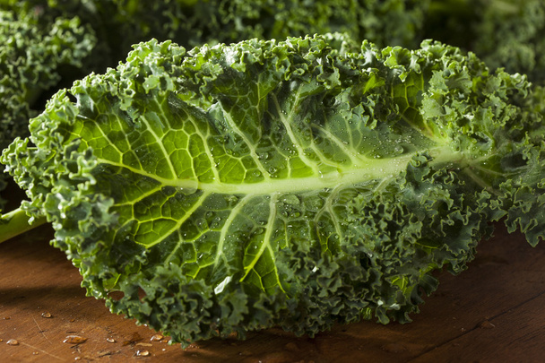 Healthy Raw Green Kale - Foto, Bild