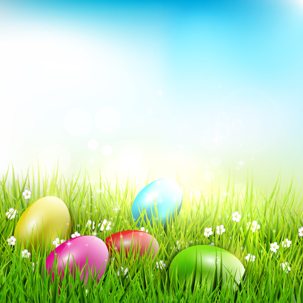 Easter background - Vettoriali, immagini