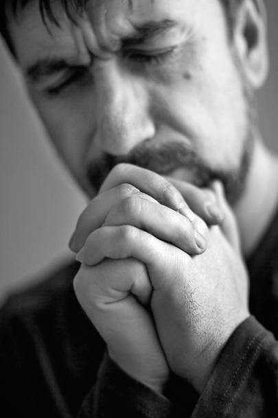Man praying - Foto, Bild