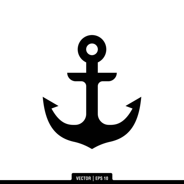 The best Anchor icon vector, illustration logo template in trendy style. Suitable for many purposes. - Vector, Image