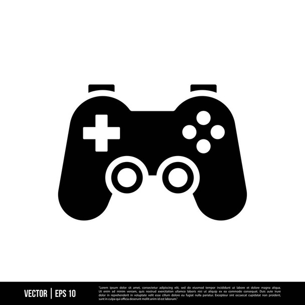 De beste Gamepad icon vector, illustratie logo template in trendy stijl. Geschikt voor vele doeleinden. - Vector, afbeelding