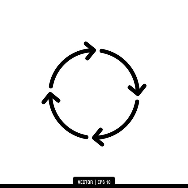 Frissítse ikon vektor illusztráció logó sablon - Vektor, kép