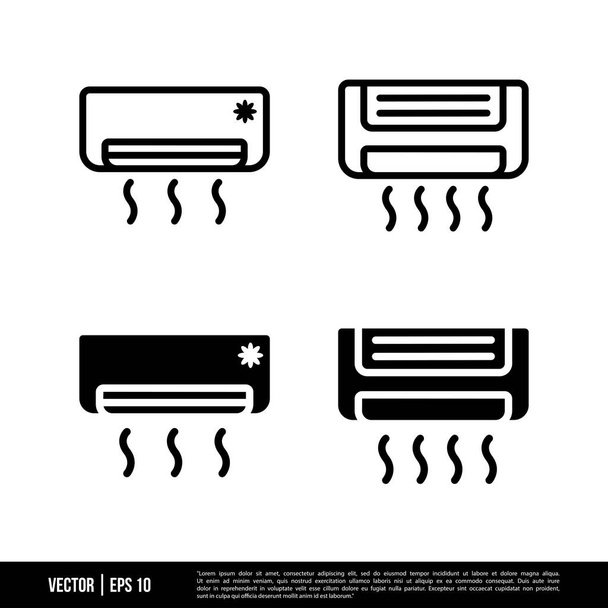 Die beste Klimaanlage Symbole Vektor-Sammlung, Illustration Logo Vorlage im trendigen Stil. Für viele Zwecke geeignet. - Vektor, Bild