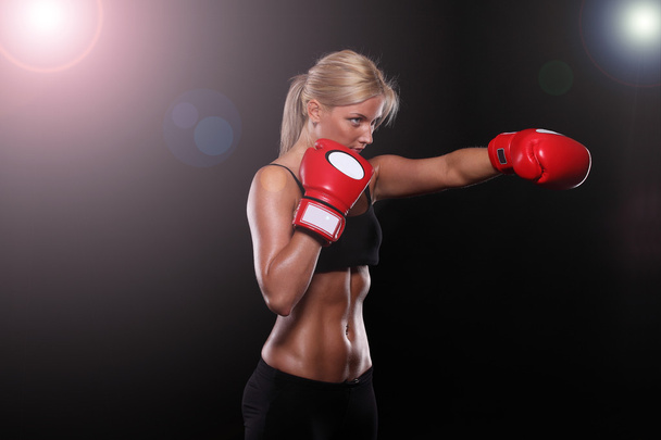 Boxing Girl - Photo, Image