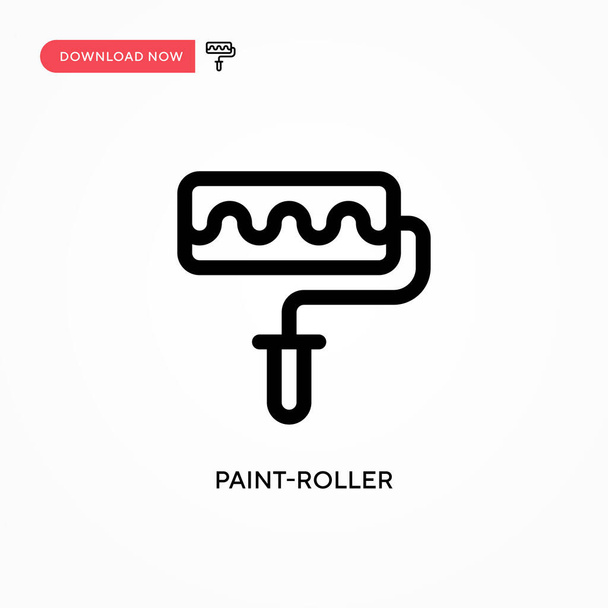 Paint-roller Icono vectorial simple. Moderno, simple ilustración de vector plano para el sitio web o aplicación móvil - Vector, imagen
