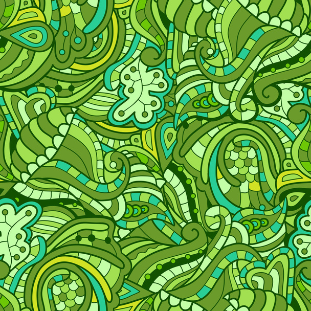 Vektor nahtlose Textur Hintergrund mit abstrakten Blumen - Vektor, Bild