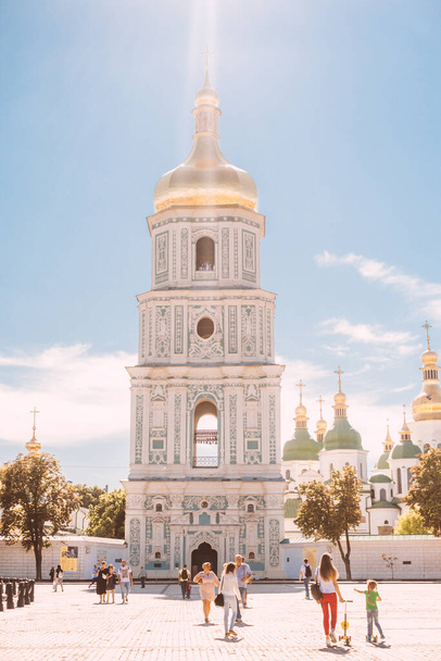 Saint Sophias Cathedral bell tower in Kyiv - Photo, Image