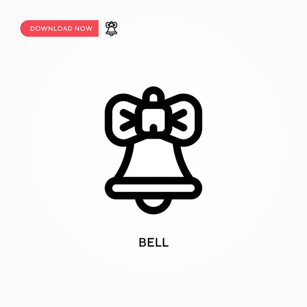 Bell Icona vettoriale semplice. Moderna, semplice illustrazione vettoriale piatta per sito web o app mobile - Vettoriali, immagini
