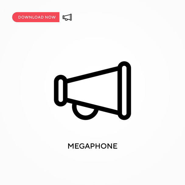 Megaphone Jednoduchá vektorová ikona. Moderní, jednoduchá plochá vektorová ilustrace pro webové stránky nebo mobilní aplikace - Vektor, obrázek