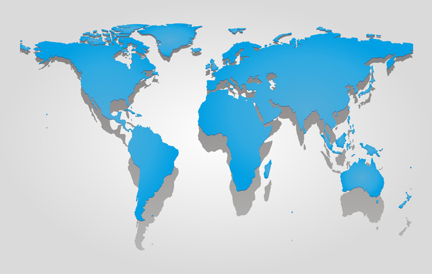 World map. - Vector, Image
