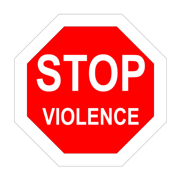 şiddeti durdurmak - Fotoğraf, Görsel