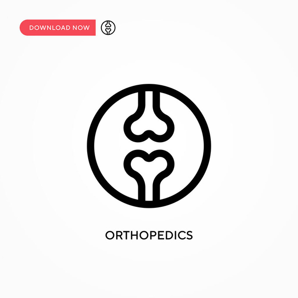 Orthopädie Einfaches Vektorsymbol. Moderne, einfache flache Vektordarstellung für Website oder mobile App - Vektor, Bild