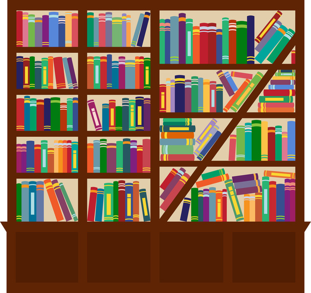 Bookcase - Vektor, obrázek