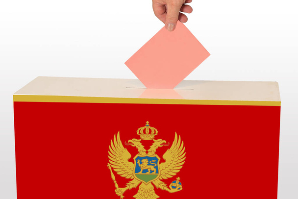 Stimmen Sie ab, Parlamentswahl in Montenegro - Foto, Bild