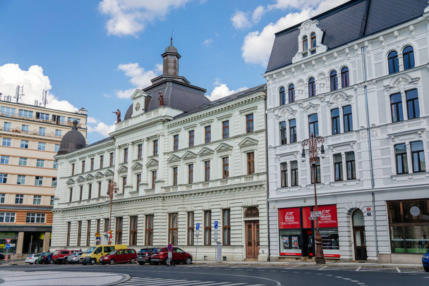 Bâtiment historique du bureau de poste central, Liberec, Bohême du Nord, République tchèque, 16 août 2020. - Photo, image