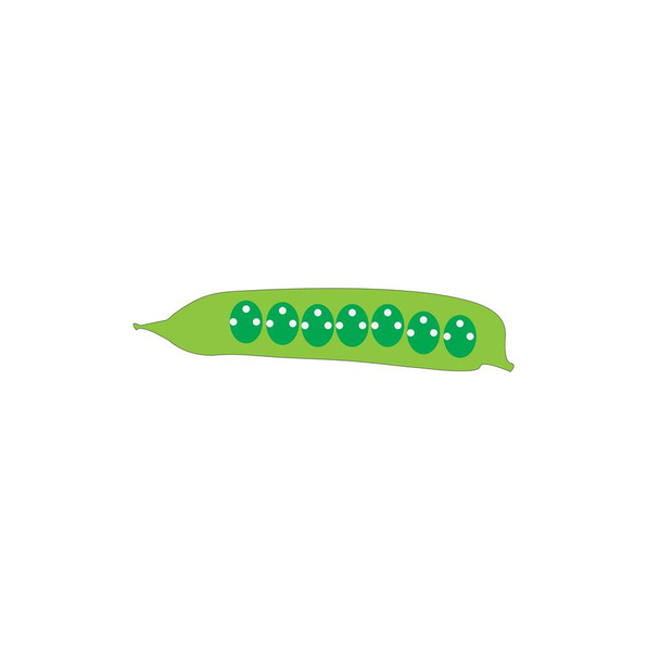 verduras frijol vector diseño ilustración icono plantilla - Vector, imagen