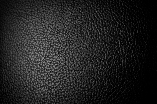 abstract black leather texture background - Photo, Image