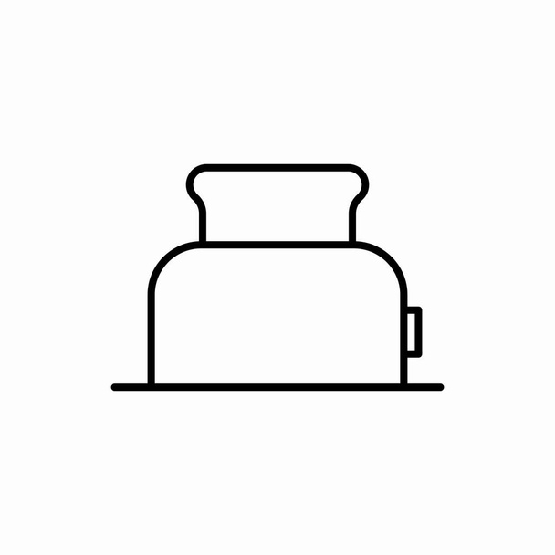 Outline toster icon.Toster vector illustration. Symbol for web and mobile - Vector, Image