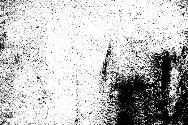 Grunge in bianco e nero. Sovrapposizione di stress texture. Polvere superficiale astratta e concetto di fondo della parete sporca ruvida - Vettoriali, immagini